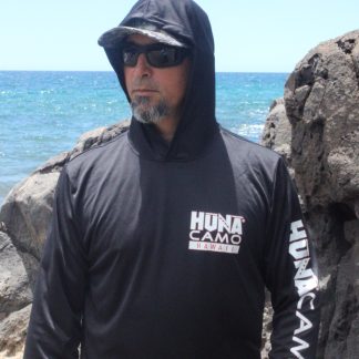 Black Hooded Long Sleeved  Makai