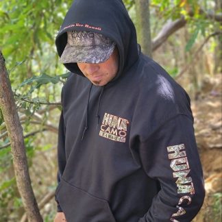Mauka Black Hooded Sweater