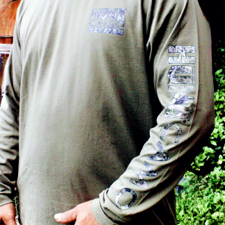 Long Sleeved Military Green Shirt