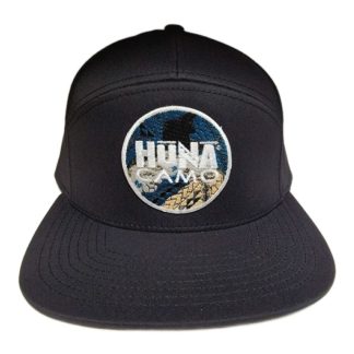 Black Makai Seven Panel Hat